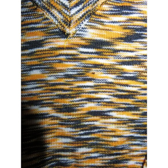 Michael Kors Cropped Space Dyed Top in  yellow size Small - Picture 3 of 6